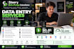 do accurate data entry, form filling and invoice data entry