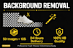 remove  background  from 20 images and make white  transparent
