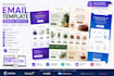 design and code a responsive HTML email template