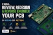 do pcb review, schematic redesign, pcb reverse engineering in kicad and altium