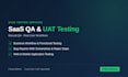 do manual QA and uat testing for your saas web or mobile app