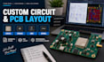 design custom circuit and pcb layout for esp32, stm32, nrf, or atmel