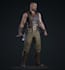 do 3d game character, 3d character modeling, 3d sculpting and low poly 3d model
