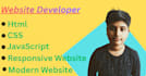 create a incredible website development which is  responsive