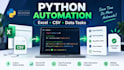 automate excel CSV and data tasks with python