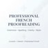 proofread and edit your french documents professionally
