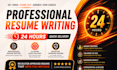 write ats optimized resume, cover letter and linkedin profile