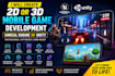 create 2d 3d mobile game development in unreal engine and unity