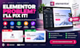 fix elementor bugs, errors and responsive issues