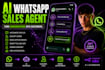 build an ai whatsapp sales agent with n8n