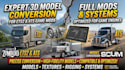convert 3d model for ets2 and ats game mods