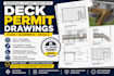 draw deck permit plans, building permit blueprints and construction drawings