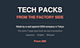 create a tech pack and sewing spec sheet for your apparel brand