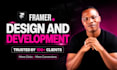 design and develop a modern framer website with cms and SEO integration