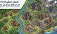2d topdown game environment custom level design building assets map design