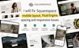 squarespace mobile layout, fluid engine, spacing and responsive issues