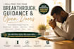 pray for your breakthrough, guidance and open doors