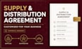 draft a customized supply and distribution agreement