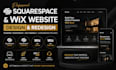 squarespace website design squarespace redesign wix website design wix redesign