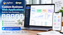 build a custom business web app with python django