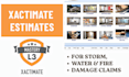 xactimate estimate for storm, water, fire damage claims