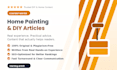 write SEO home improvement and DIY articles for your bolg