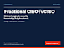 be your fractional vciso and lead your security program