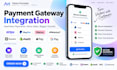 integrate payment gateway like paypal, stripe, square etc