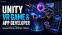 develop unity VR games, meta quest apps and simulations