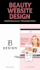 create beauty skincare website design