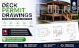 create deck permits drawings, plans and blueprints in autocad