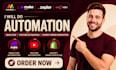 do make com automatisation make youtube automation make shopify order completion