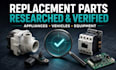 find and verify replacement parts for appliances, vehicles, and equipment