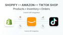 integrate shopify with amazon sp API or tiktok shop API