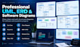 create professional uml, erd, dfd and software architecture diagrams