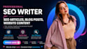 do website SEO content writing, web copy, tech articles and blog post, b2b, saas