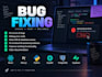 fix bugs in your react nextjs python or fastapi web app