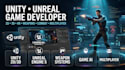 develop unity 2d 3d  and unreal engine games for PC and web app