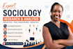write sociology research, reports, case studies and analysis