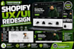 redesign your shopify store with modern UX UI