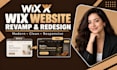revamp wix website, update wix site and redesign outdated wix website