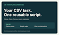 automate one repetitive CSV cleanup task with a python script