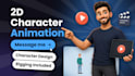 create 2d character animation and  video cartoon animation