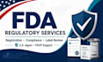 provide fda registration, fda compliance, US agent and import permit