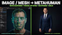 create metahuman from image mesh with clothing