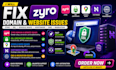 fix zyro domain image SSL google maps hostinger dns migration issues website