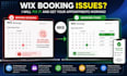 fix wix booking,  wix appointment and wix calendar issues