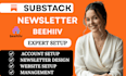 setup substack account design substack beehiiv newsletter manage substack posts