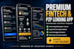 develop fintech lending crypto and calculator mobile app