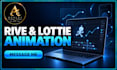 create character mascot rive, lottie animations web and app